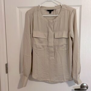 Banana Republic Factory | Double Pocket Long Sleeve Blouse